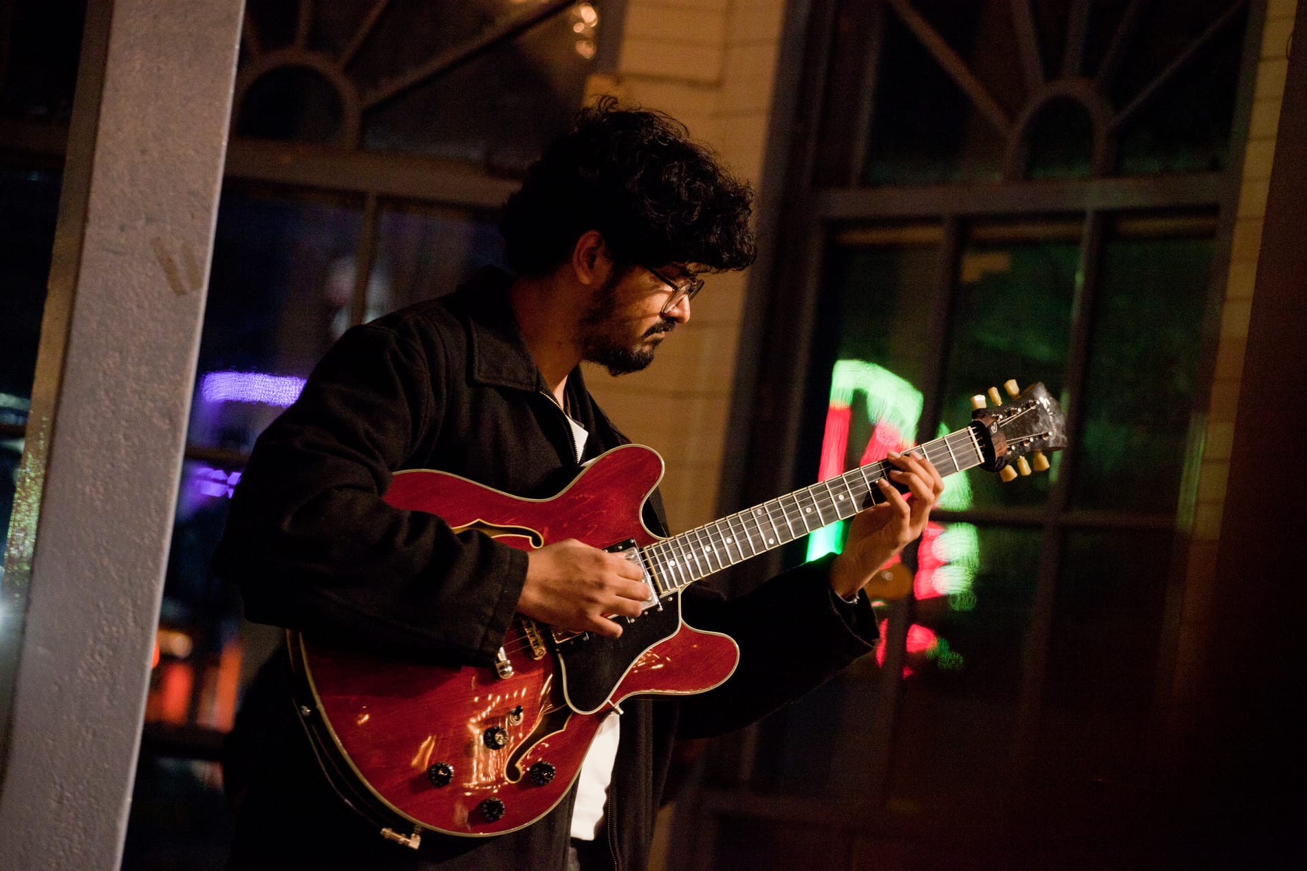 Varad in a jazz club